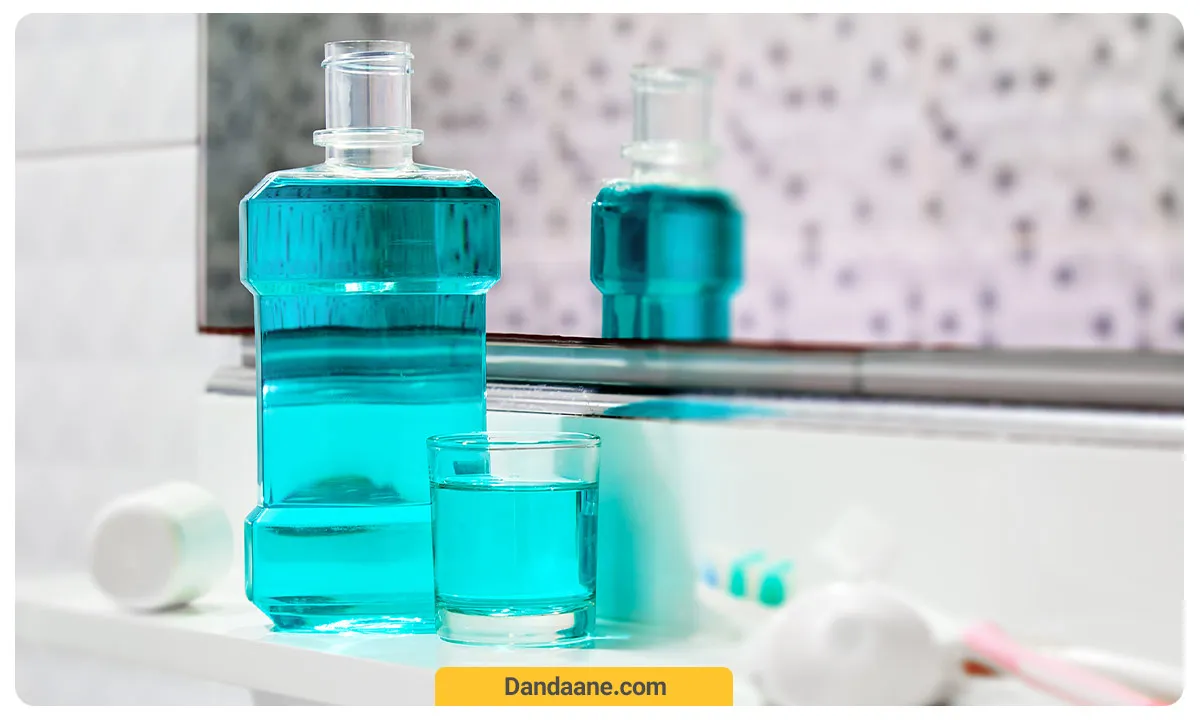 عکسی از محلول شوینده دهان