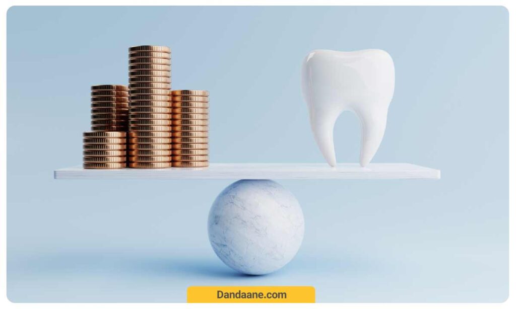 تصویر برآورد کردن هزینه ایمپلنت دندان جلو